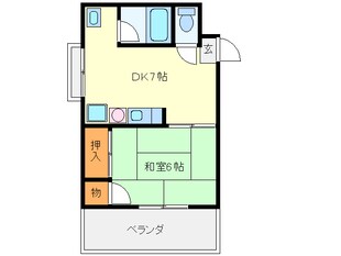 ウイングルートⅡの物件間取画像